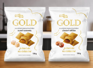 NOVINKA – kukuřičné polštářky GOLD