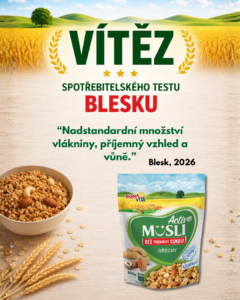 Müsli bez přidaného cukru od Bonavity získalo ocenění